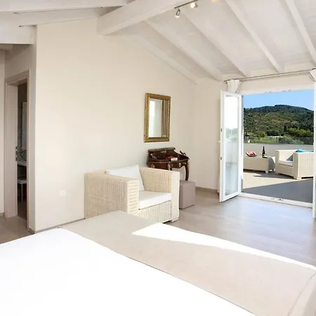 Super Luxury Corfu Villa Vozos Private Pool 5 Bdr Afionas 别墅 阿里拉斯